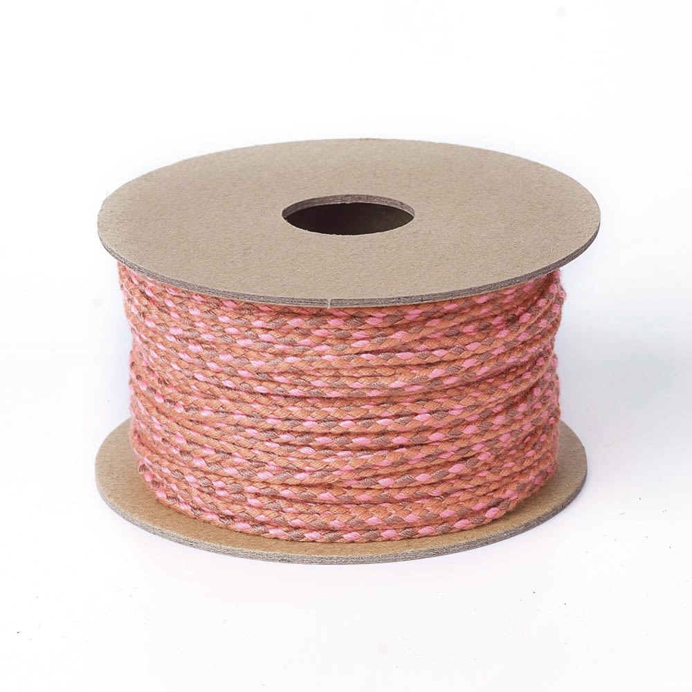 Cordón trenzado de algodón macramé 2 mm / metro11