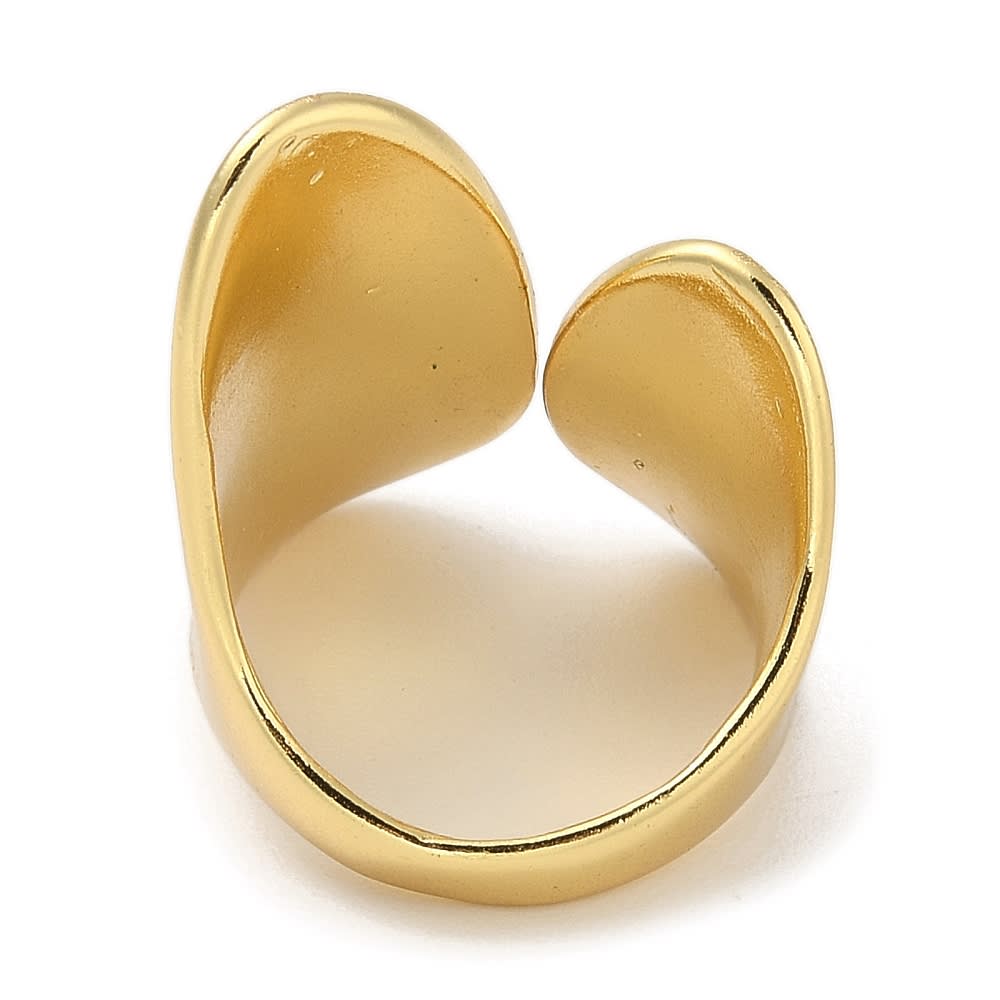 Anillo ajustable forma ventilador baño oro / unidad3