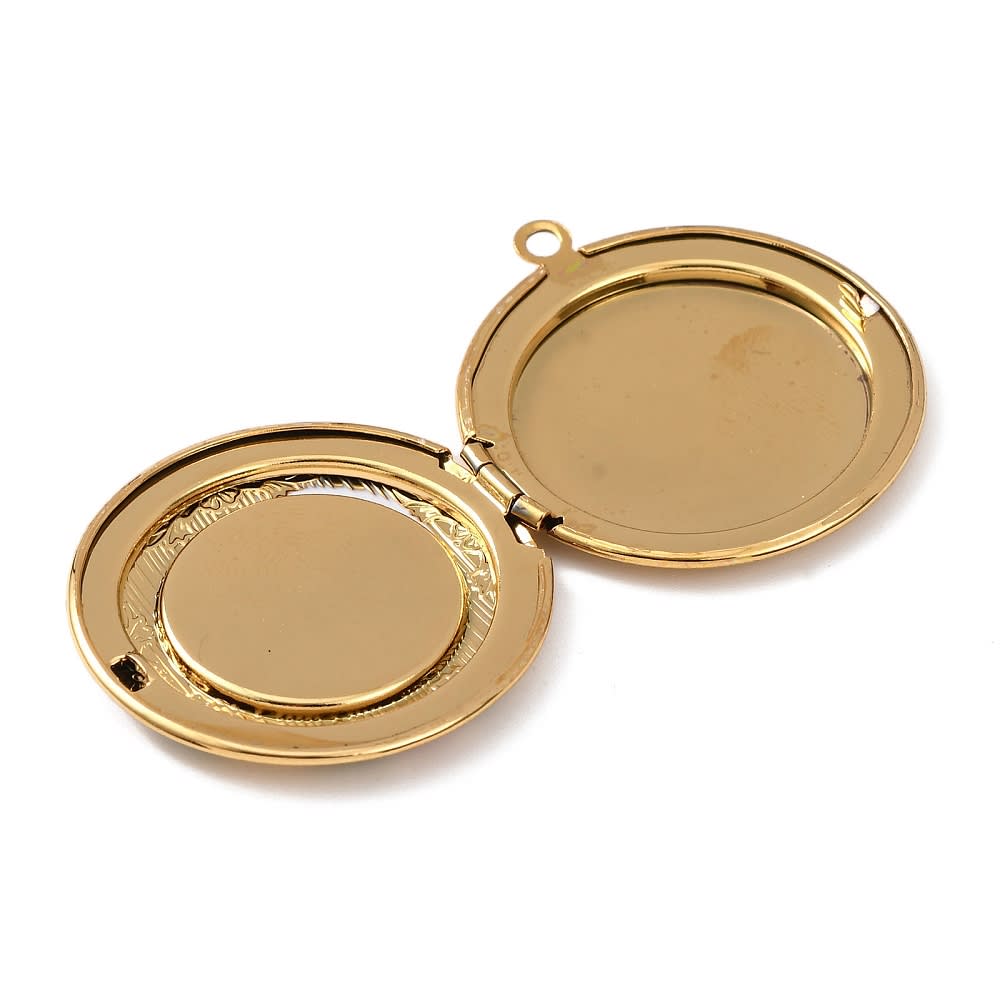 Relicario portafoto locket esmaltado redondo mamá acero / unidad2