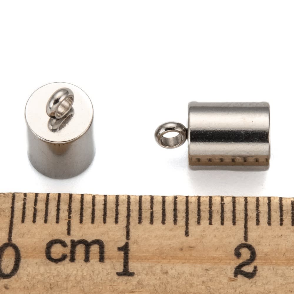 Campana tapa cuero 5 mm acero / 4 uds3