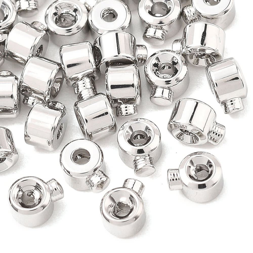 Grapa apriete posicionadora 3x2.5 mm baño oro platino / unidad2