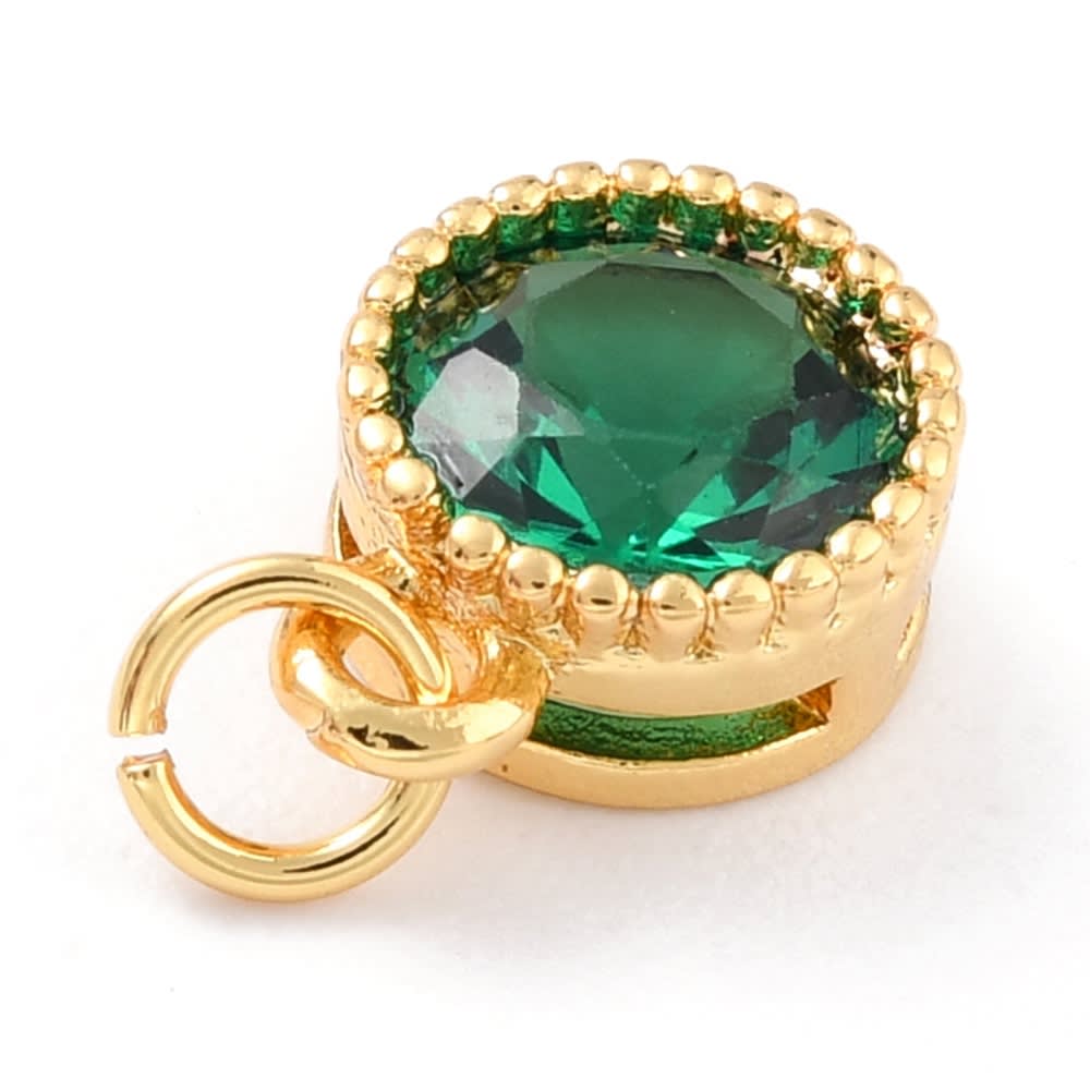 Dije colgante punto de luz baño de oro / unidad12