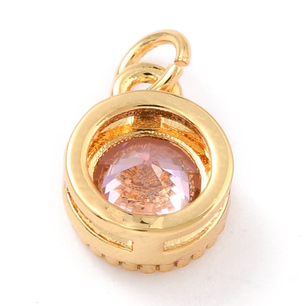 Dije colgante punto de luz baño de oro / unidad8