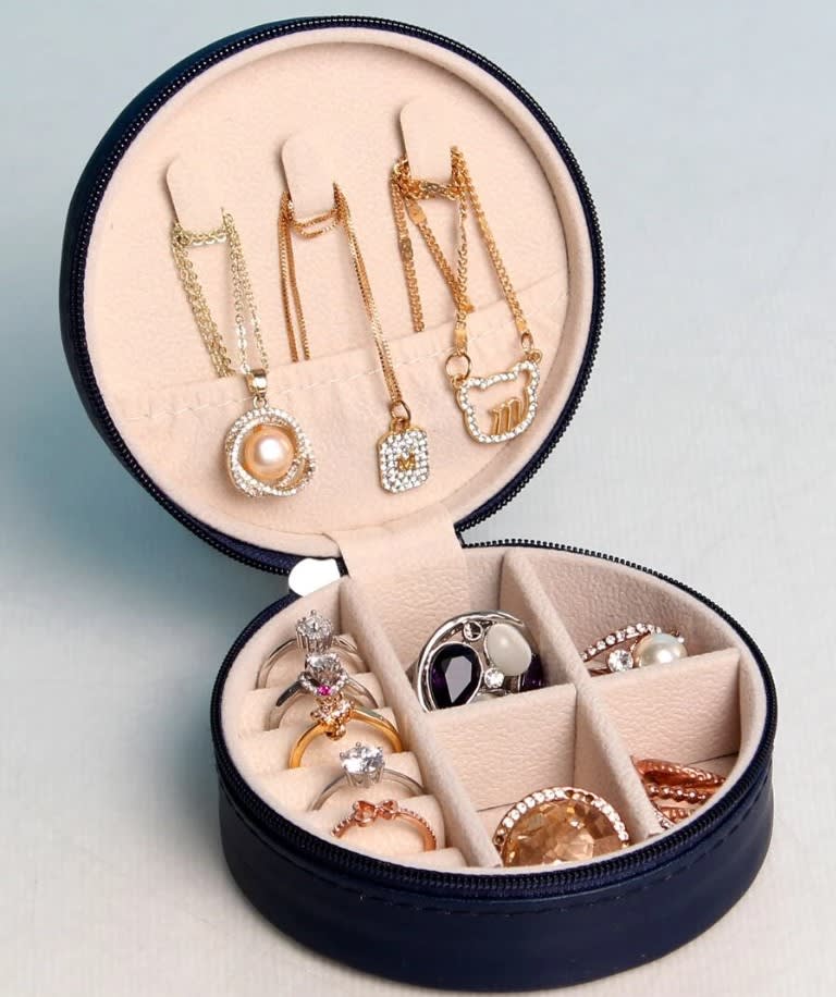 Joyero Estuche Organizador Alhajeros redondo chico / unidad2