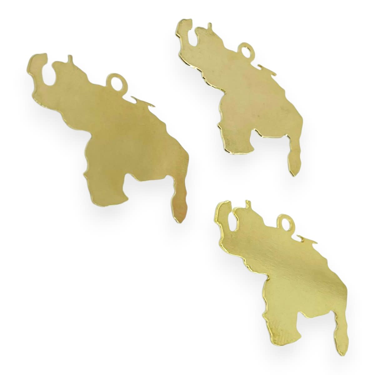 Dije mapa venezuela maxi gold-filled 26x19 mm / unidad2