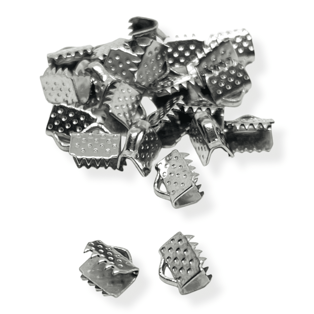 Terminal maleta 7 mm tapa cuero acero / 12 uds2