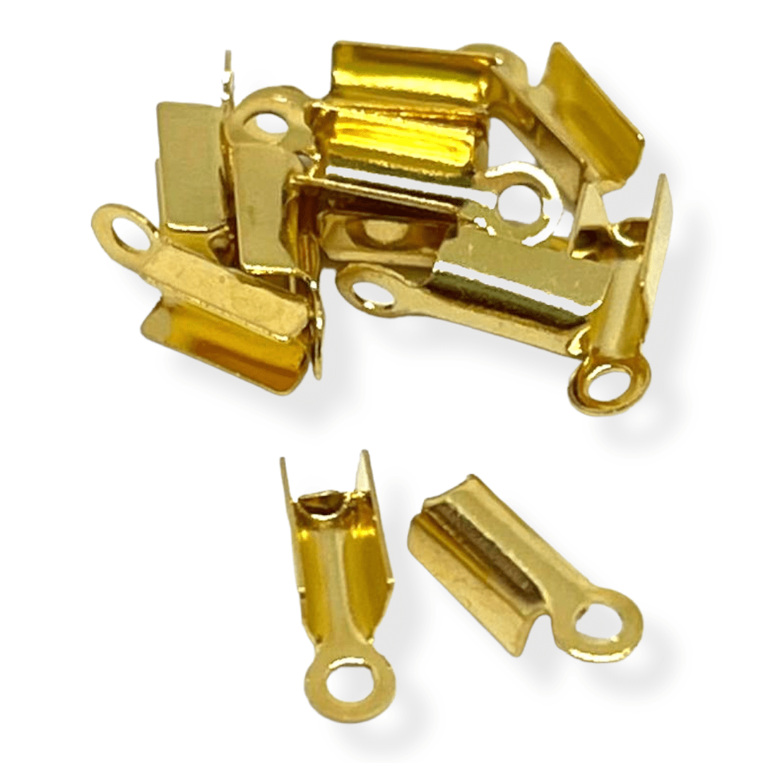 Terminal tapa cuero 2x8 mm acero / 12 unds2