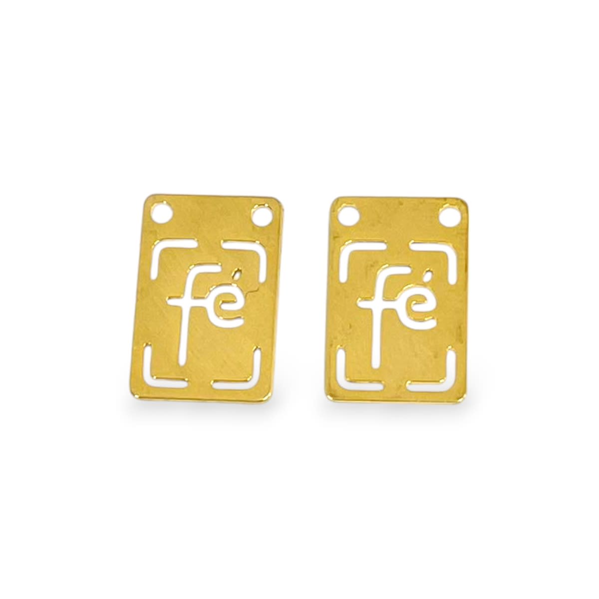 Mini dije escapulario fe 15x9 mm gold-filled / unidad2