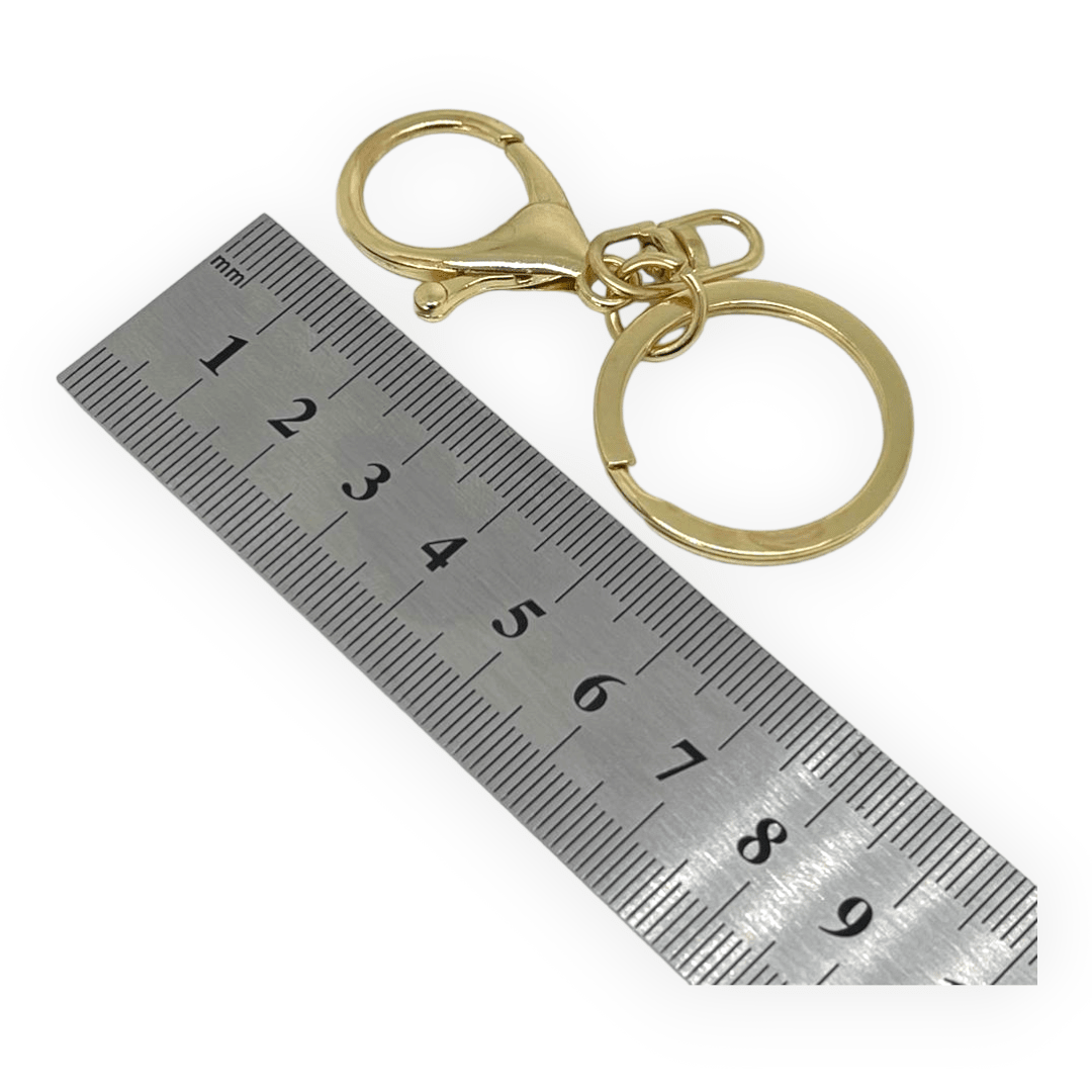 Mosquetones broche con destorcedor y llavero / 6 uds5