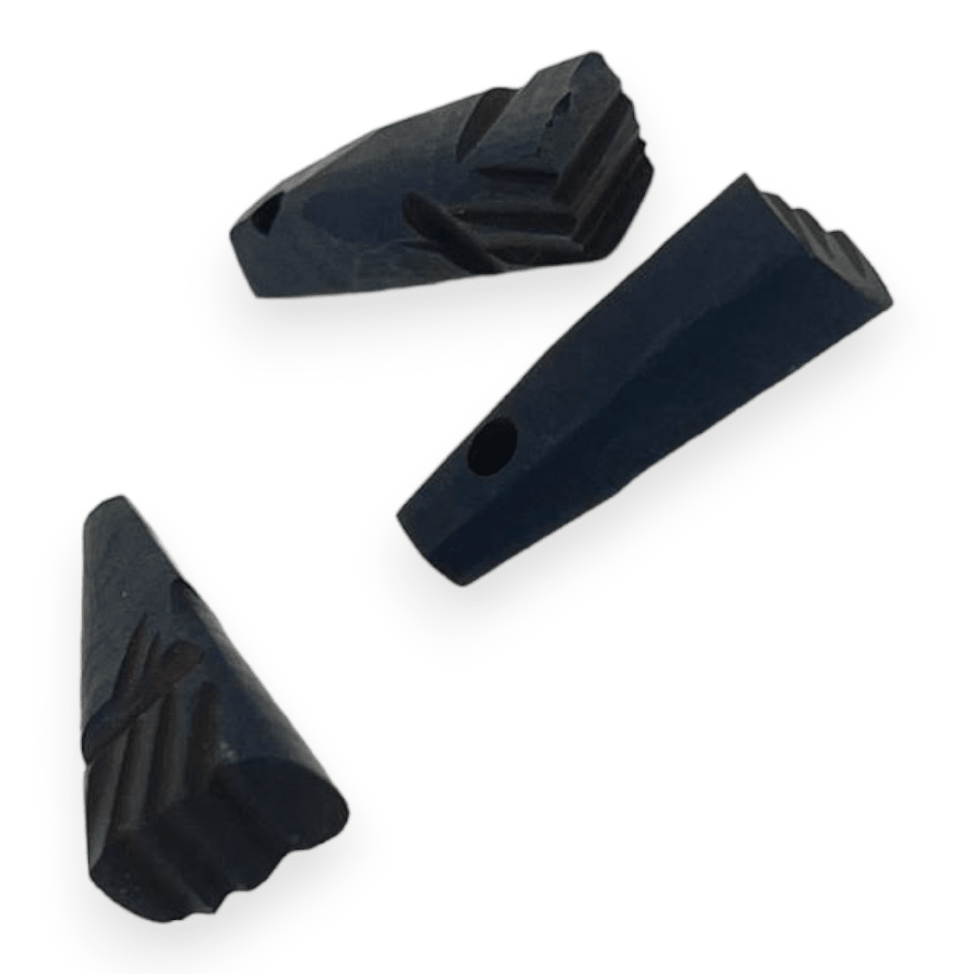 Dije pasador Azabache mano puño 12 a 13 mm / unidad3