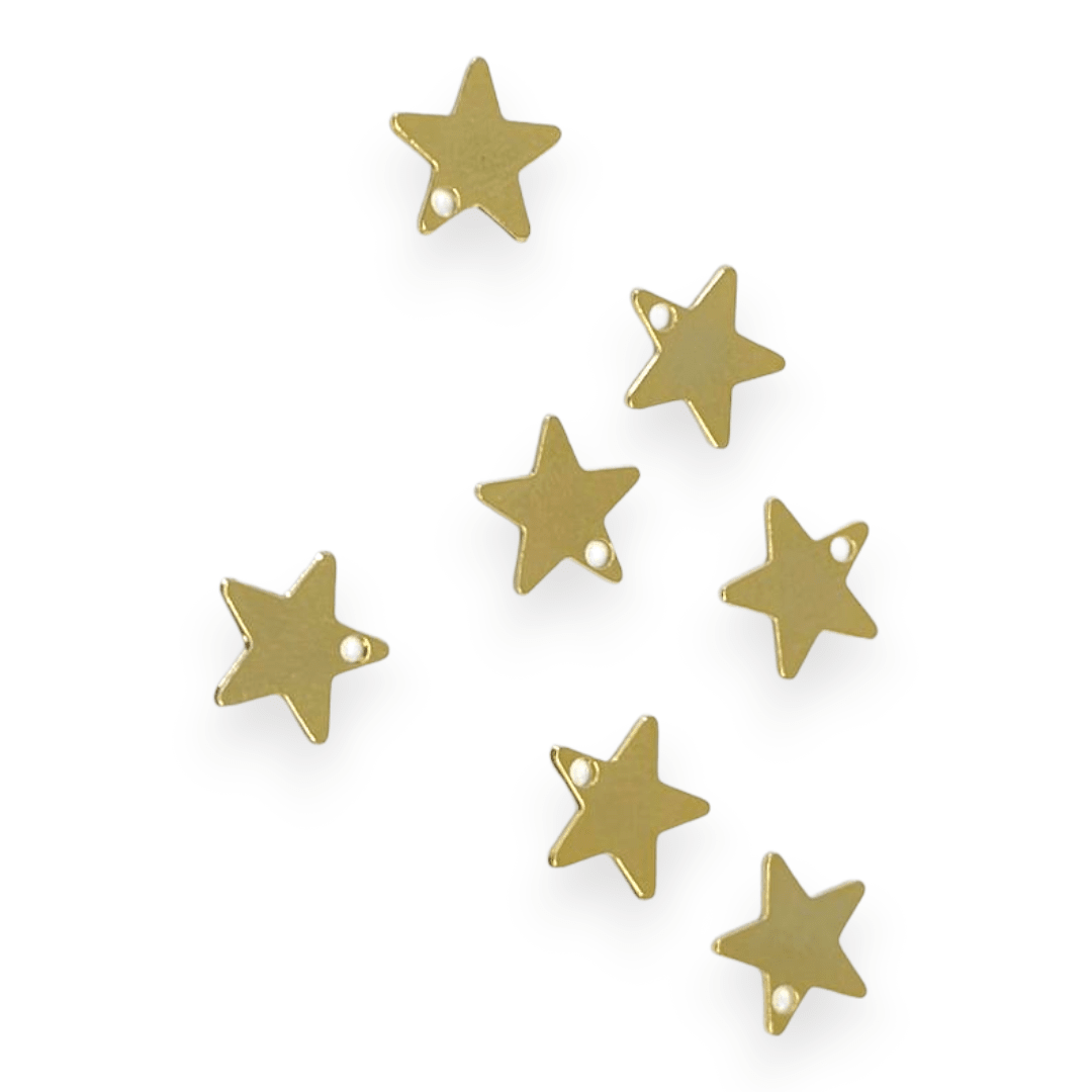 Mini Dije estrella 7 mm Gold-filled  / unidad1