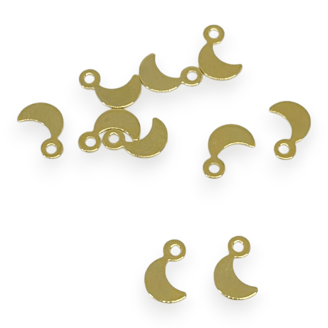 Mini Dije luna 7 mm Gold-filled  / unidad1