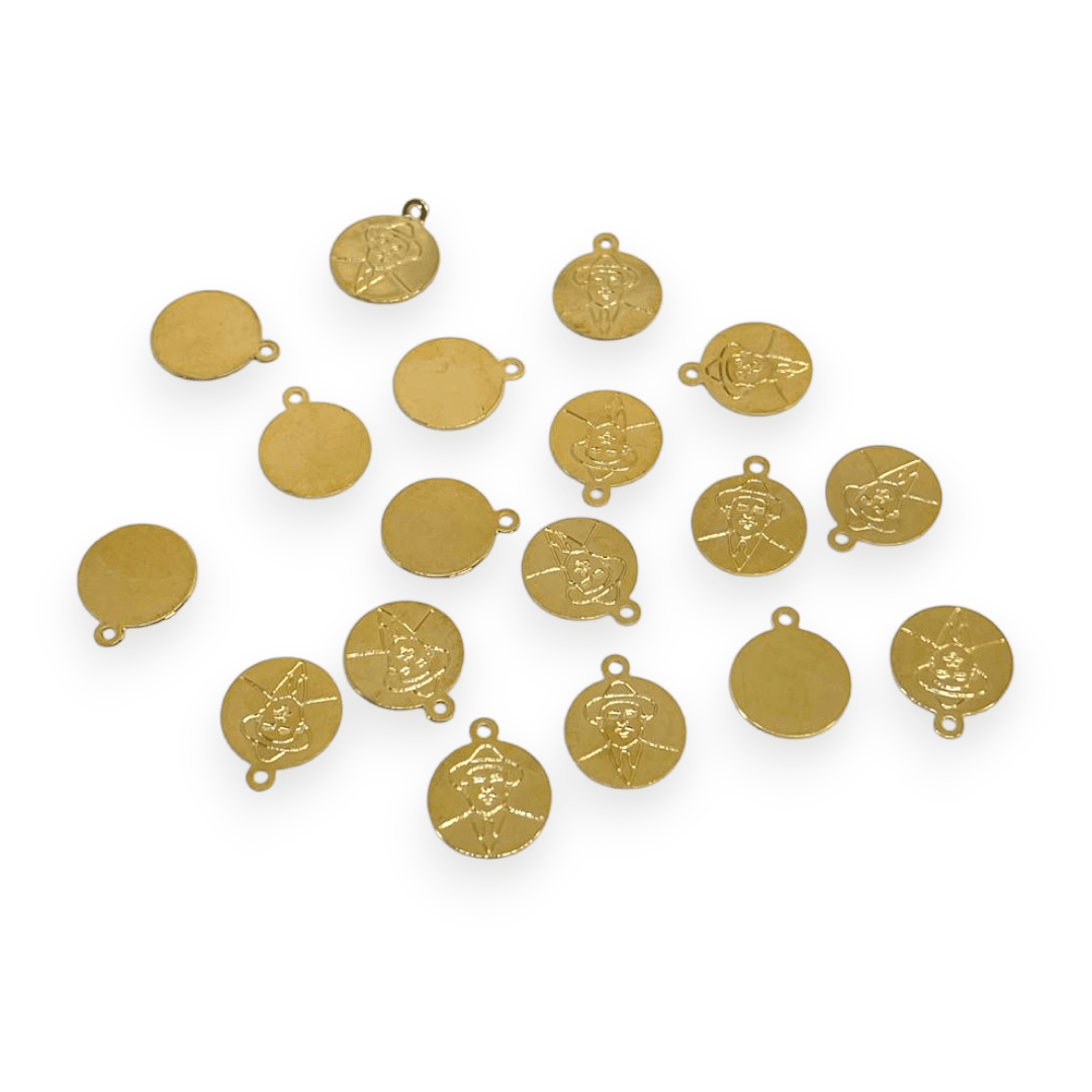 Mini Dije Dr. Jose Gregorio 10 mm Gold-filled  / unidad1