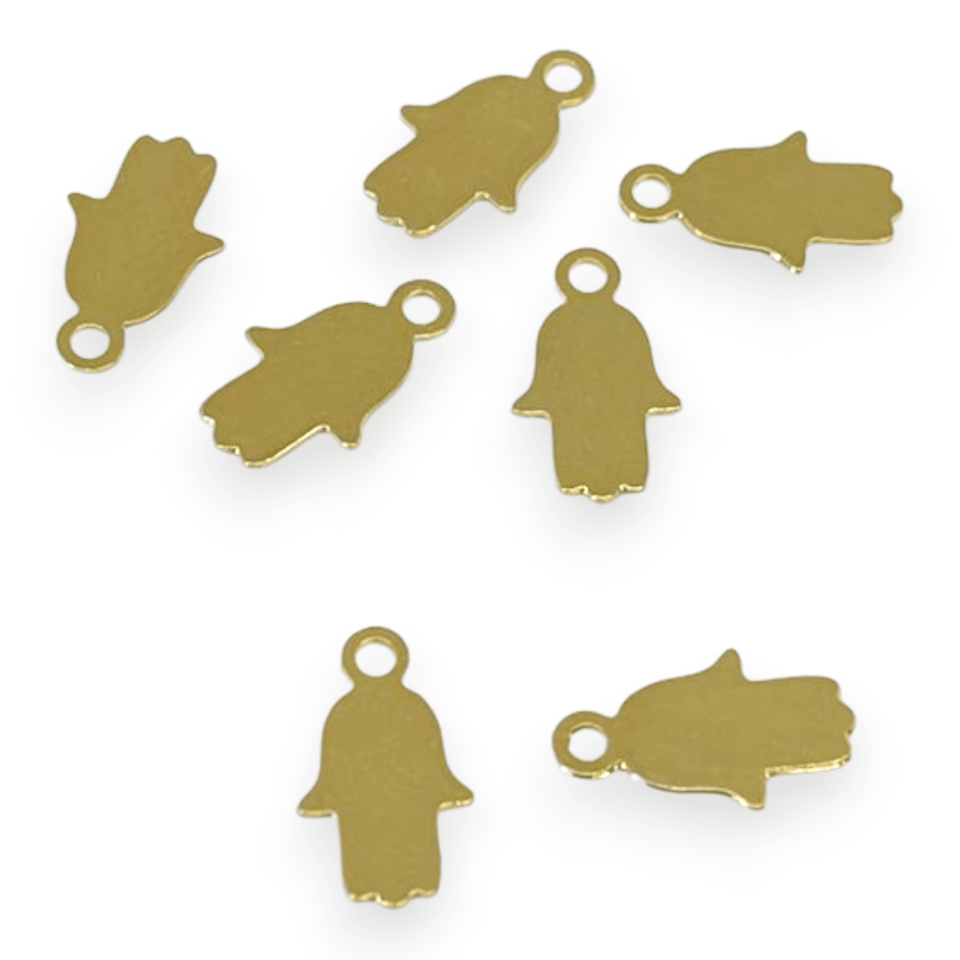 Mini Dije mano fatima hamsa Gold-filled  / unidad1