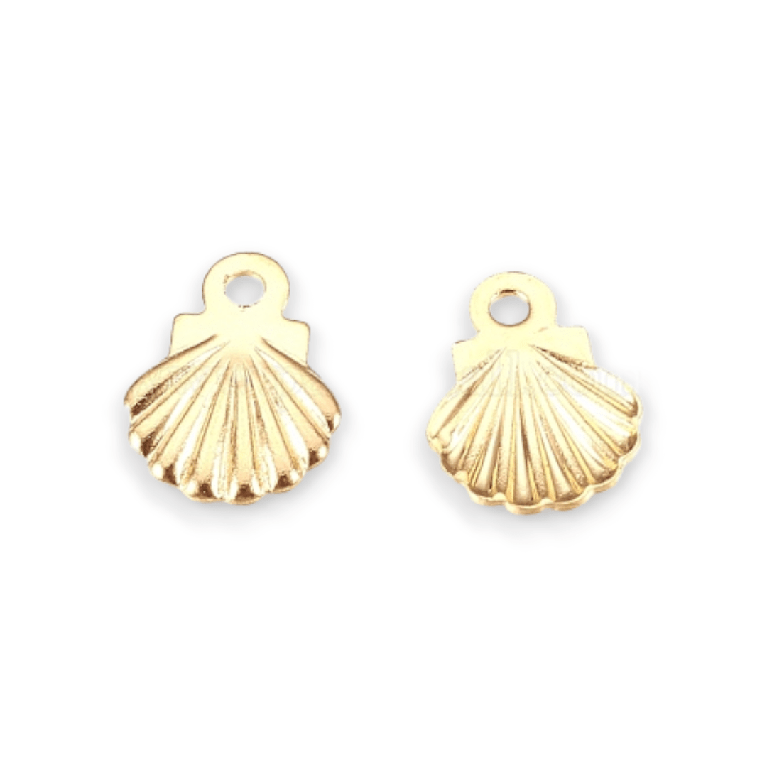 Dije colgante mini corazón ostra acero / unidad4