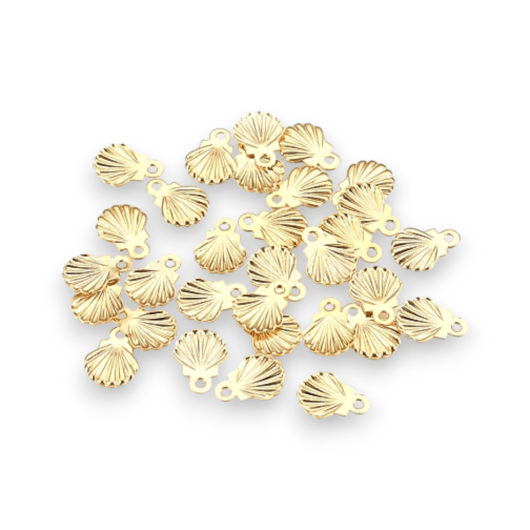 Dije colgante mini corazón ostra acero / unidad2