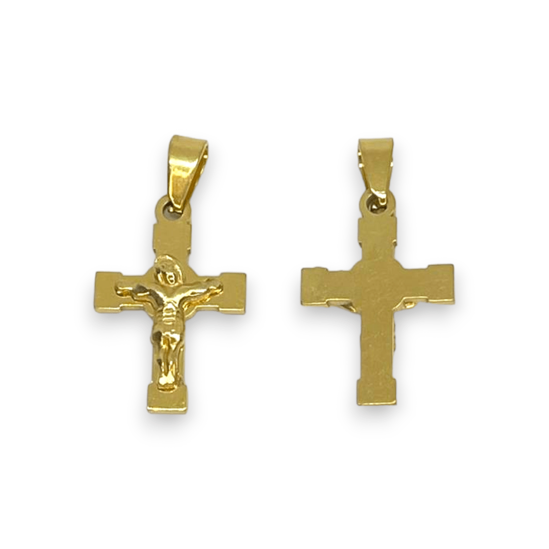 Dije Colgante cruz cruces acero / unidad5