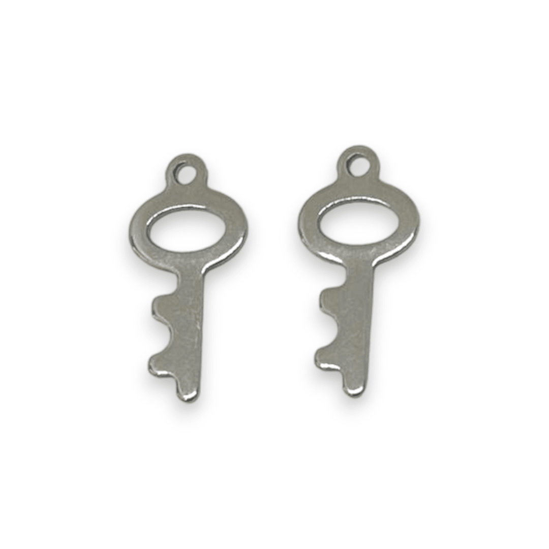 Dije colgante trebol estrella cruz copo corazón acero / unidad7