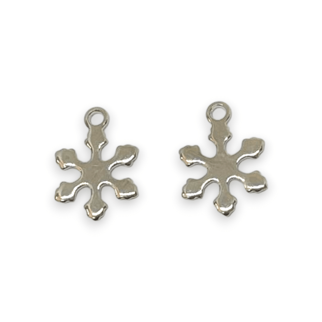 Dije colgante trebol estrella cruz copo corazón acero / unidad5