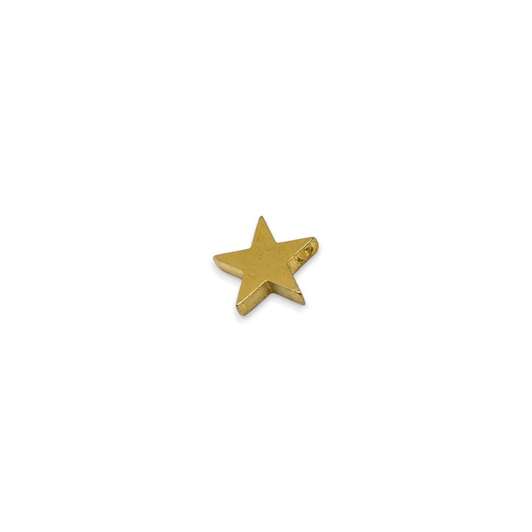 Dije pasador corazón cruz estrella niños acero / unidad6