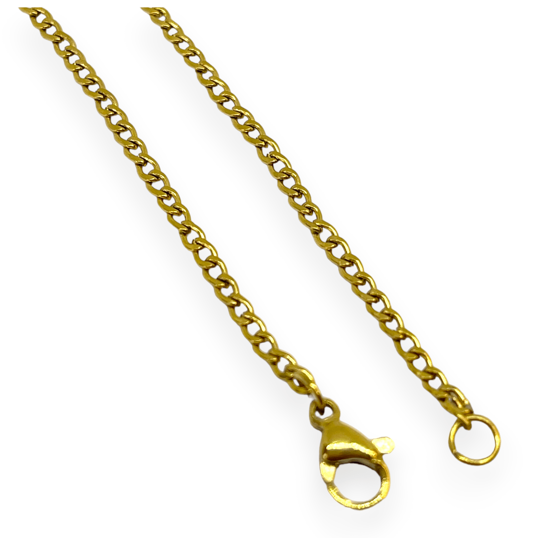 Cadena armada eslabón plano barbada acero / unidad1