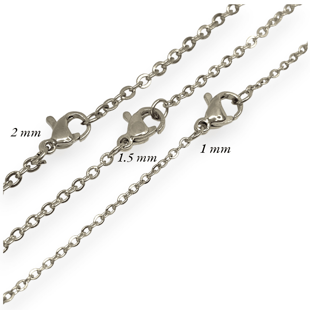 Cadenas armadas forzada eslabón clásico acero / 10 uds1