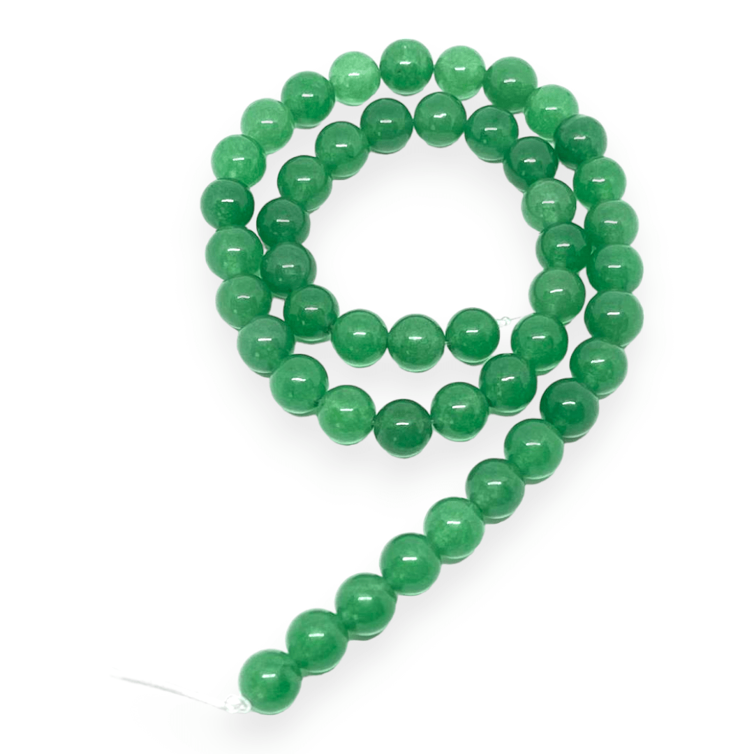 Sarta abalorios cuentas piedra jade / tira3