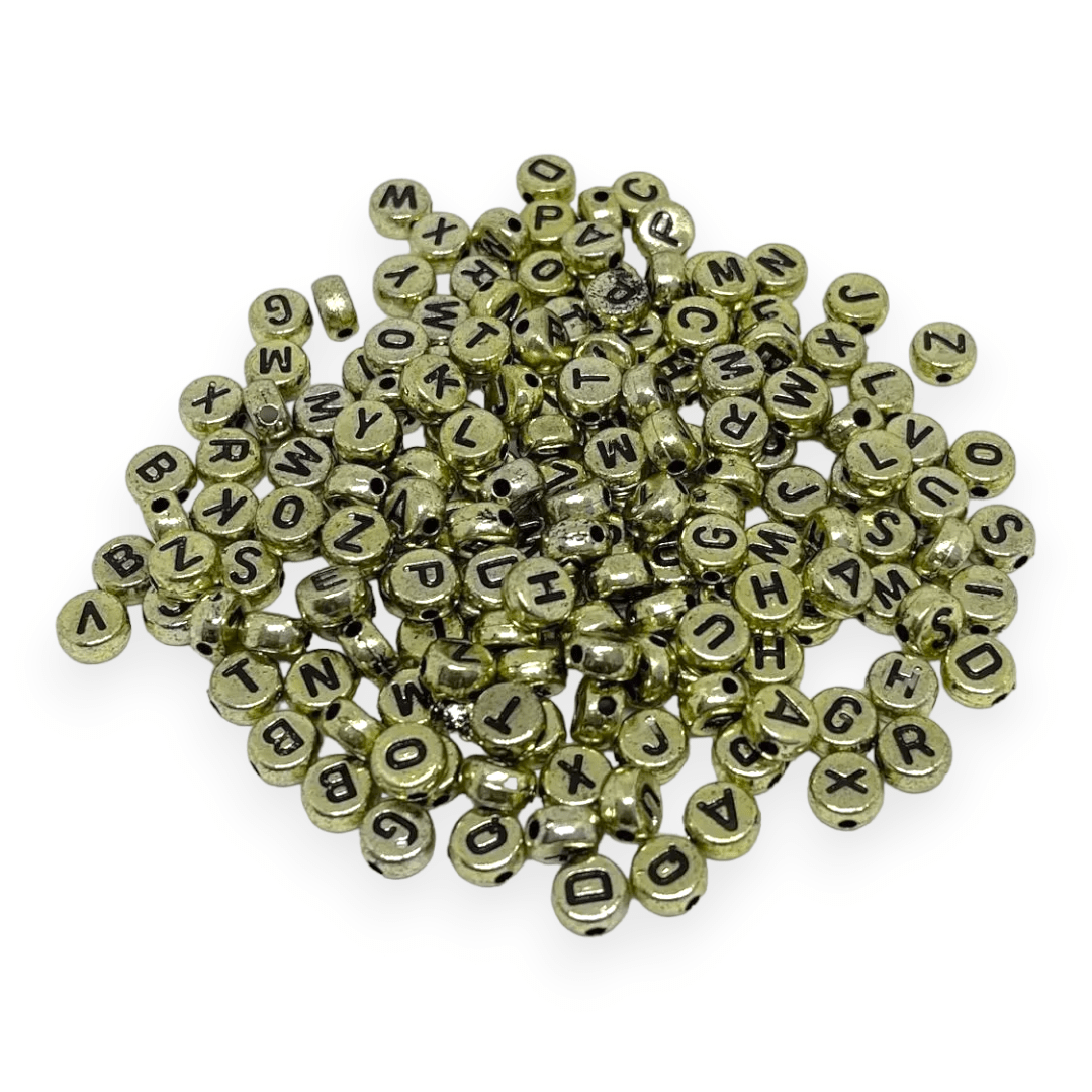 Letras plásticas redonda abecedario surtido / 100 grs5