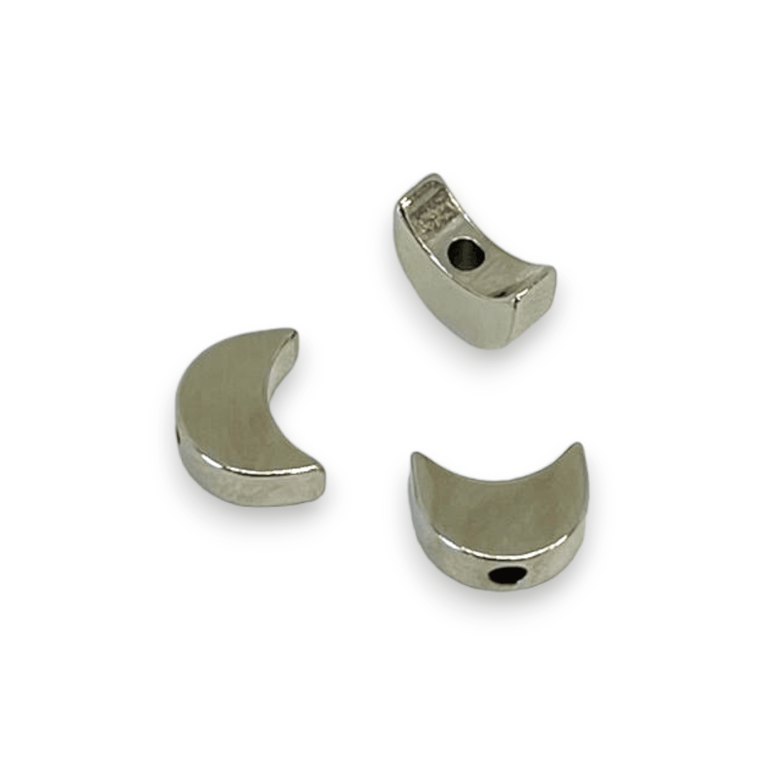 Pasador San Benito luna plateado  / unidad2