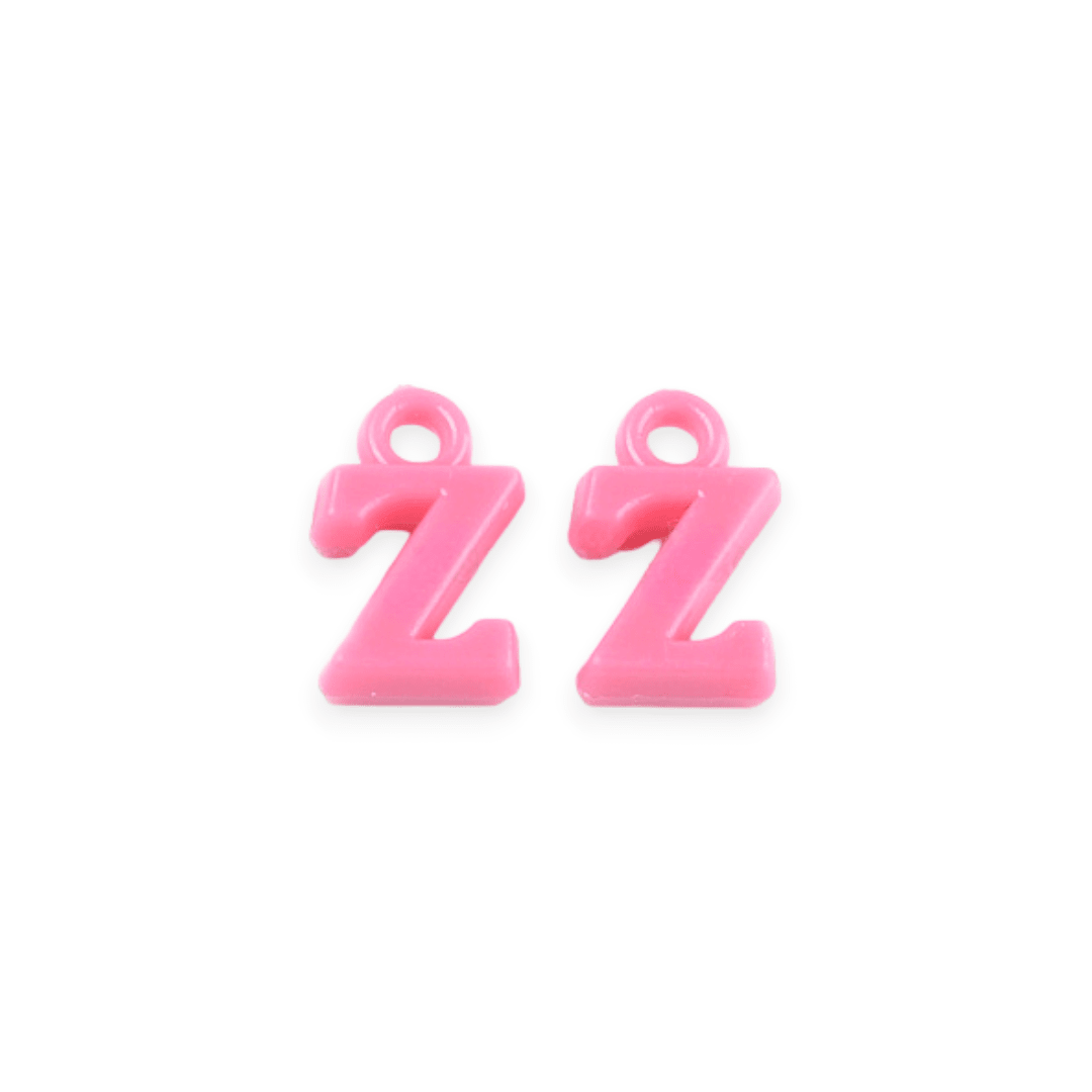 Letras colgantes plásticas multicolor 15 mm / 50 grs2