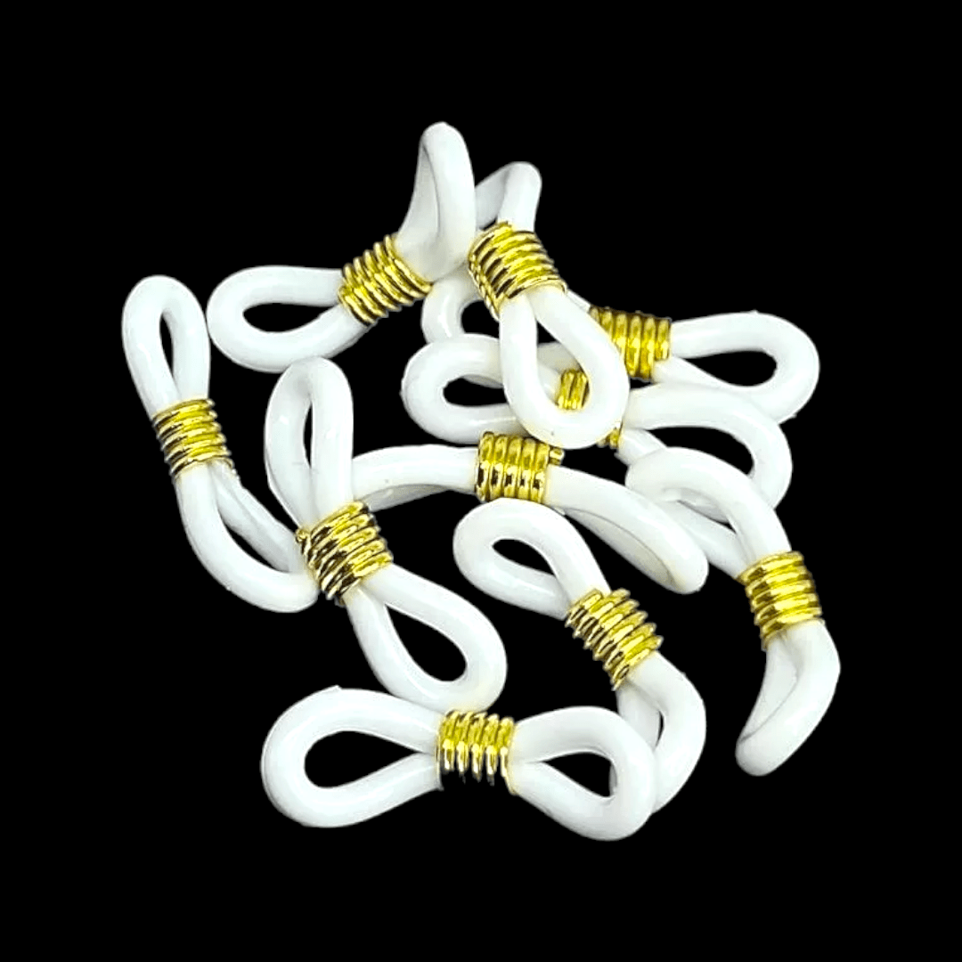 Gomitas sujetadoras lentes gafas aleación dorado / par3