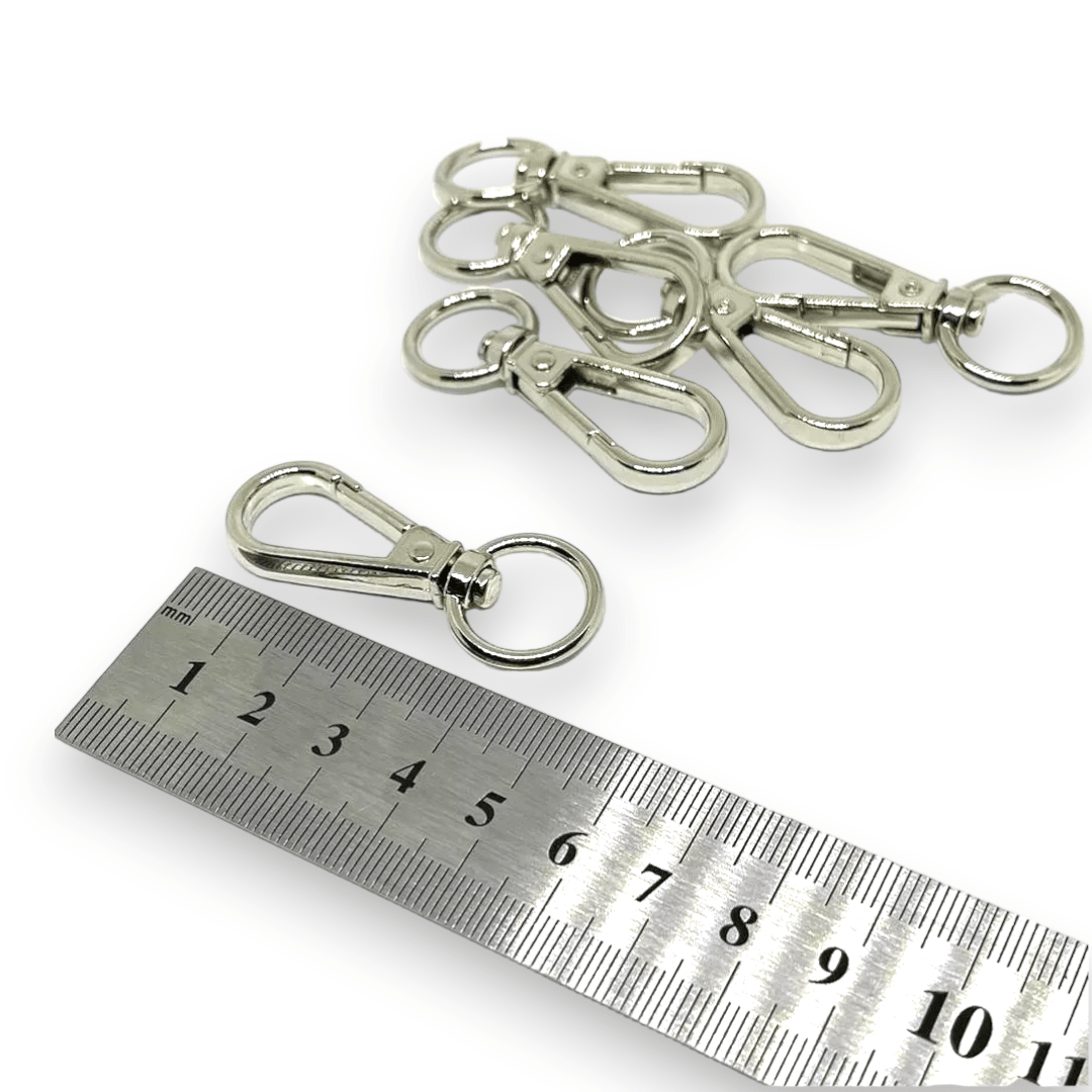 Mosquetones broche con destorcedor / 6 uds3