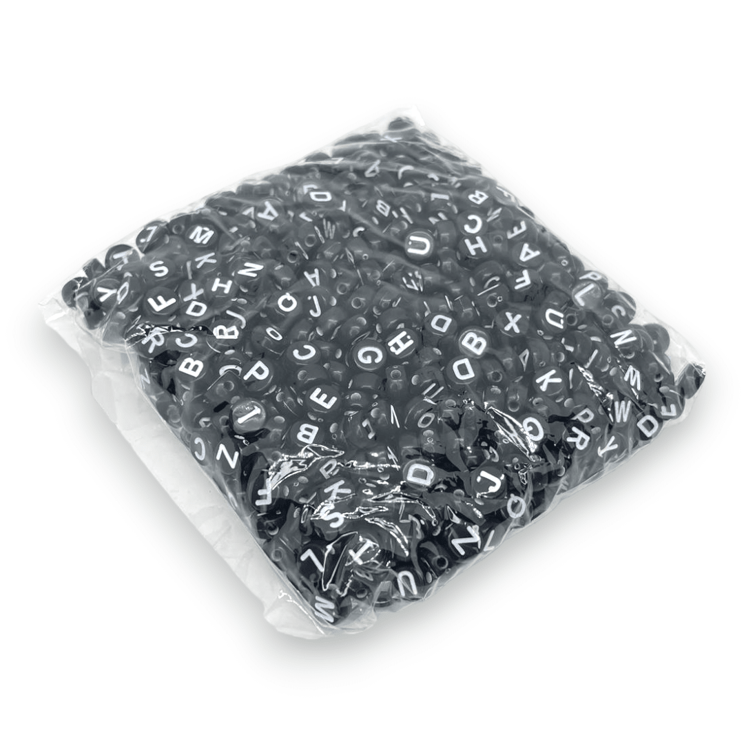 Letras plásticas redonda abecedario surtido / 100 grs8