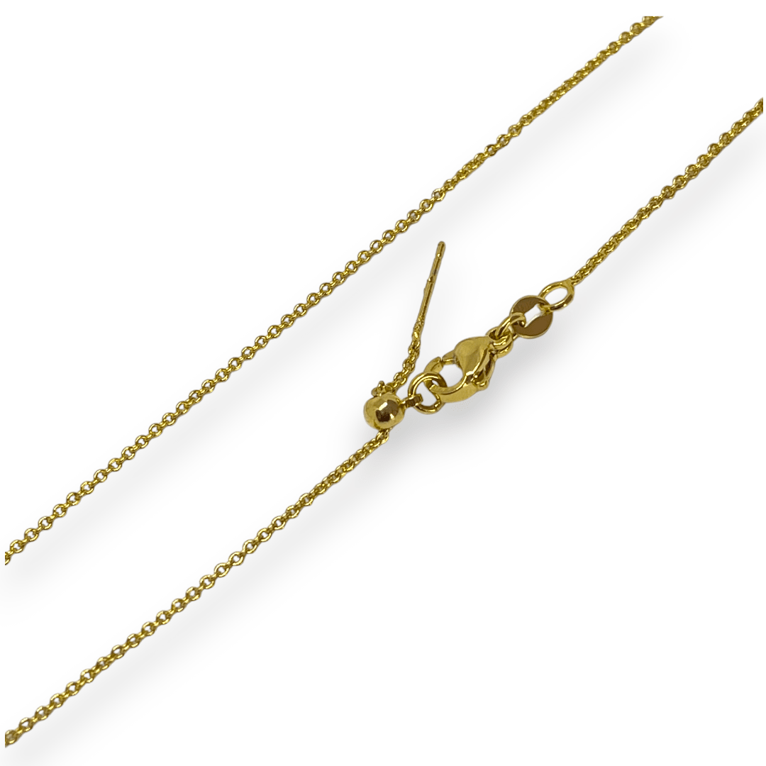 Cadena forzada armada ajustable con aguja baño de oro / unidad3