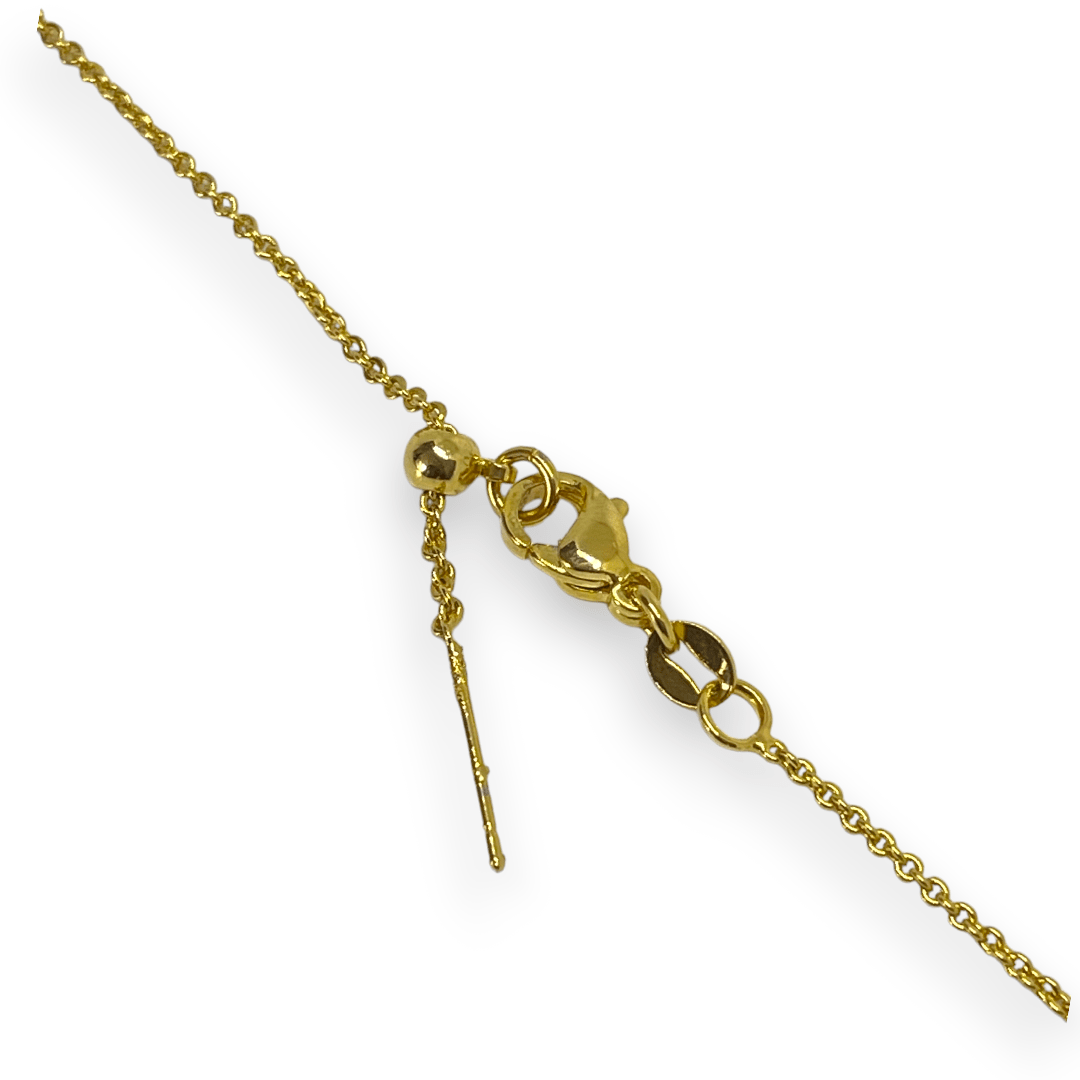 Cadena forzada armada ajustable con aguja baño de oro / unidad2