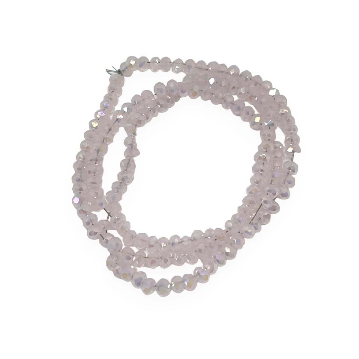 Sarta cristales 1 mm murano facetado unicolor / tira6