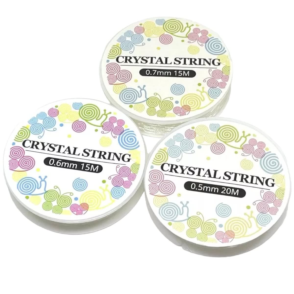 Pack 3 Hilo nylon elástico transparente1