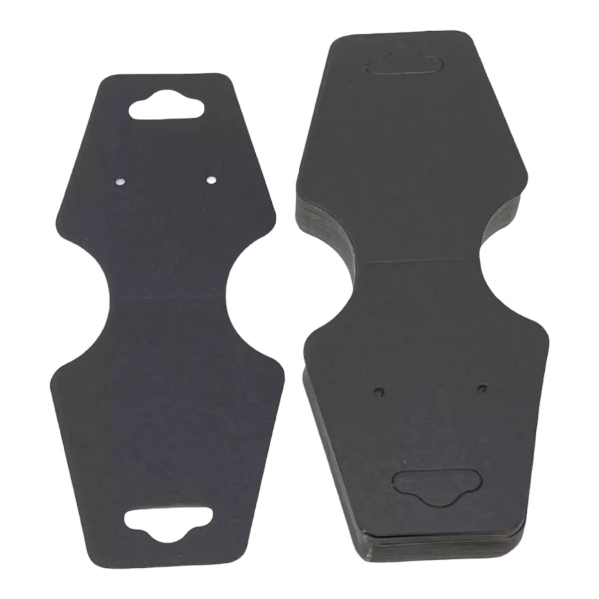 Tarjetas plegables de cartón para exhibición joyas / 100 uds3