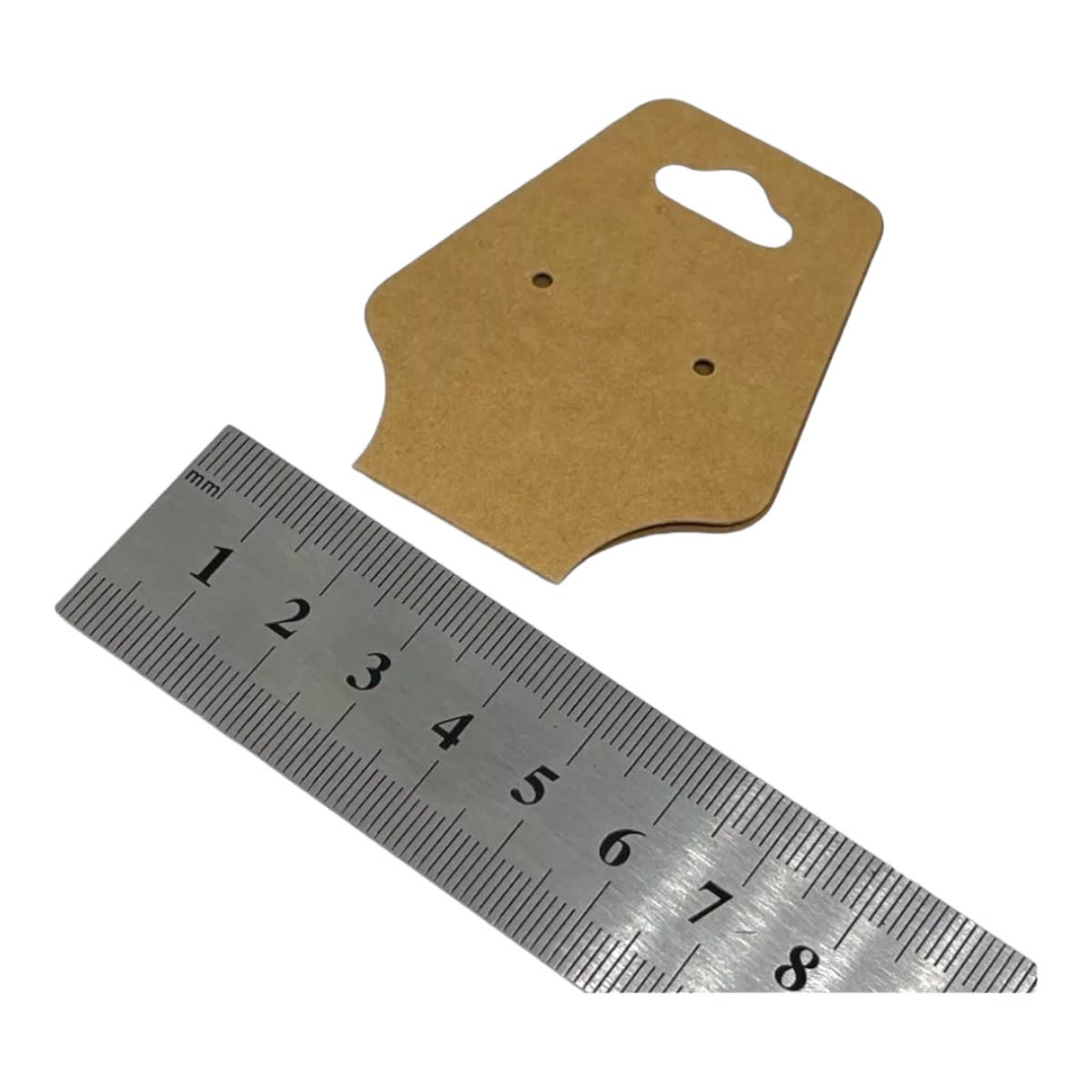 Tarjetas plegables de cartón para exhibición joyas / 100 uds6