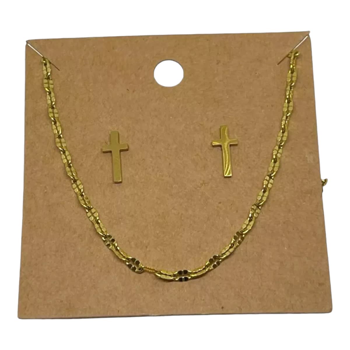 Tarjetas tags de cartón para exhibir conjunto de joyas / 100 uds3