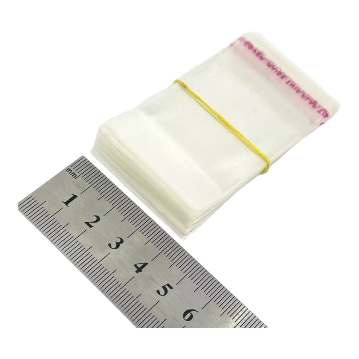 Pack de 500 bolsas celofán adhesiva 5x4 cm / 500 uds2