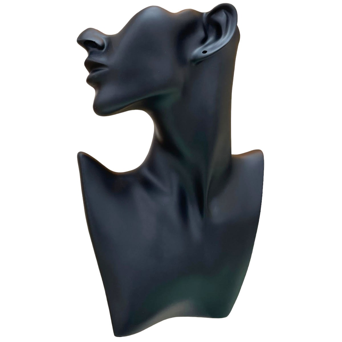 Exhibidor mostrario cuello busto de resina de alta gama / unidad8