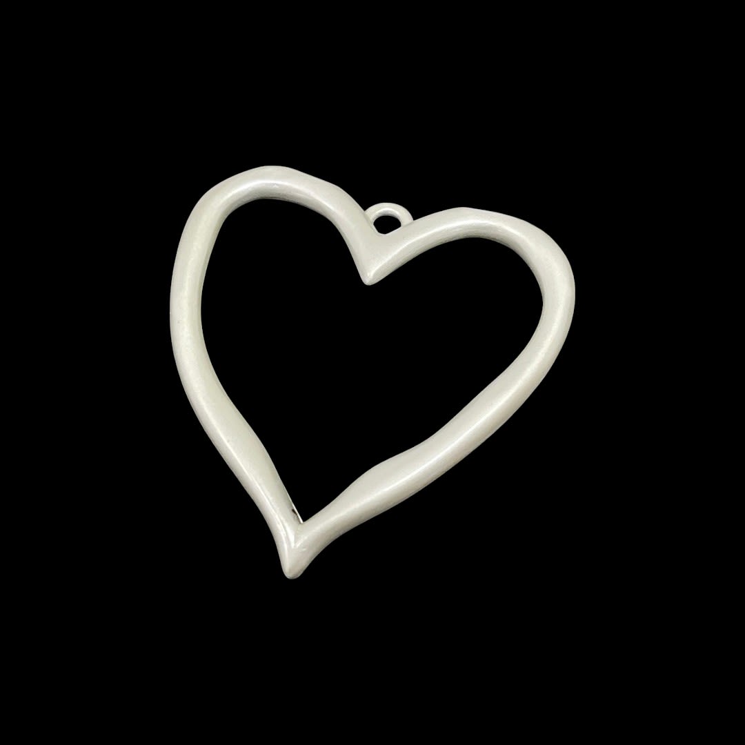 Maxi Dije colgante Silueta de Corazón 40 mm / unidad2