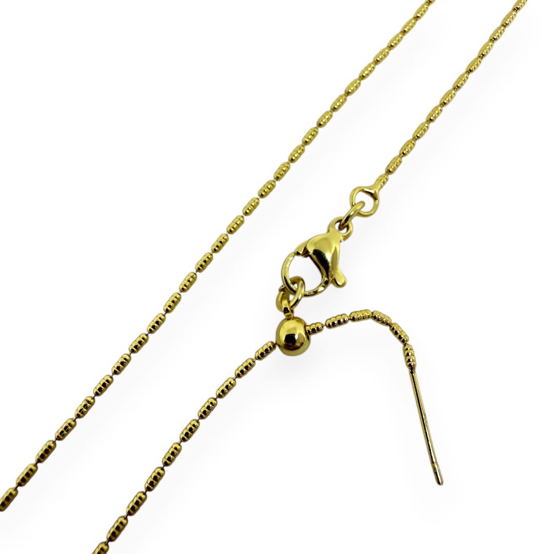 Cadena armada ajustable mini arroz baño de oro / unidad3