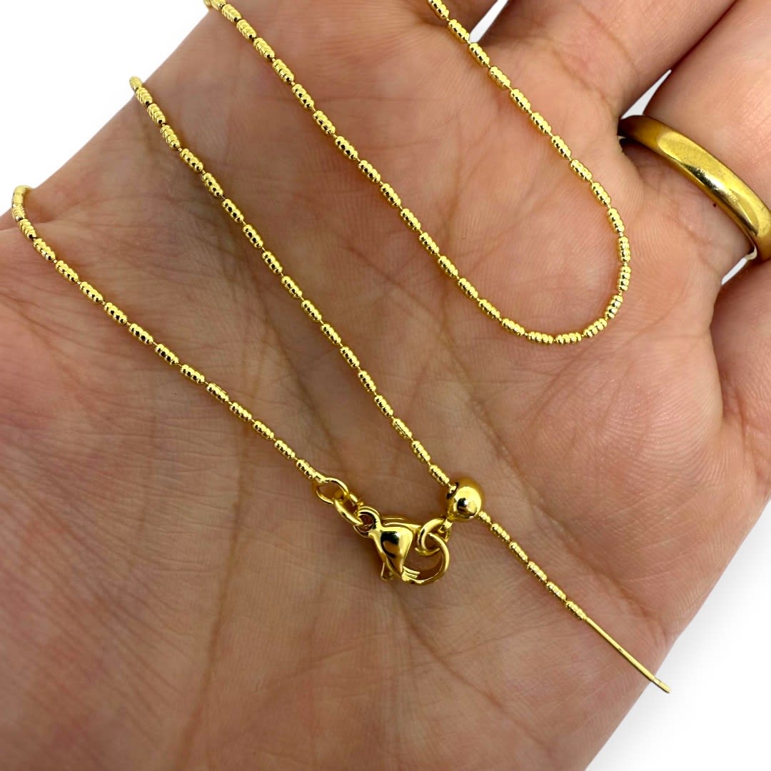 Cadena armada ajustable mini arroz baño de oro / unidad2