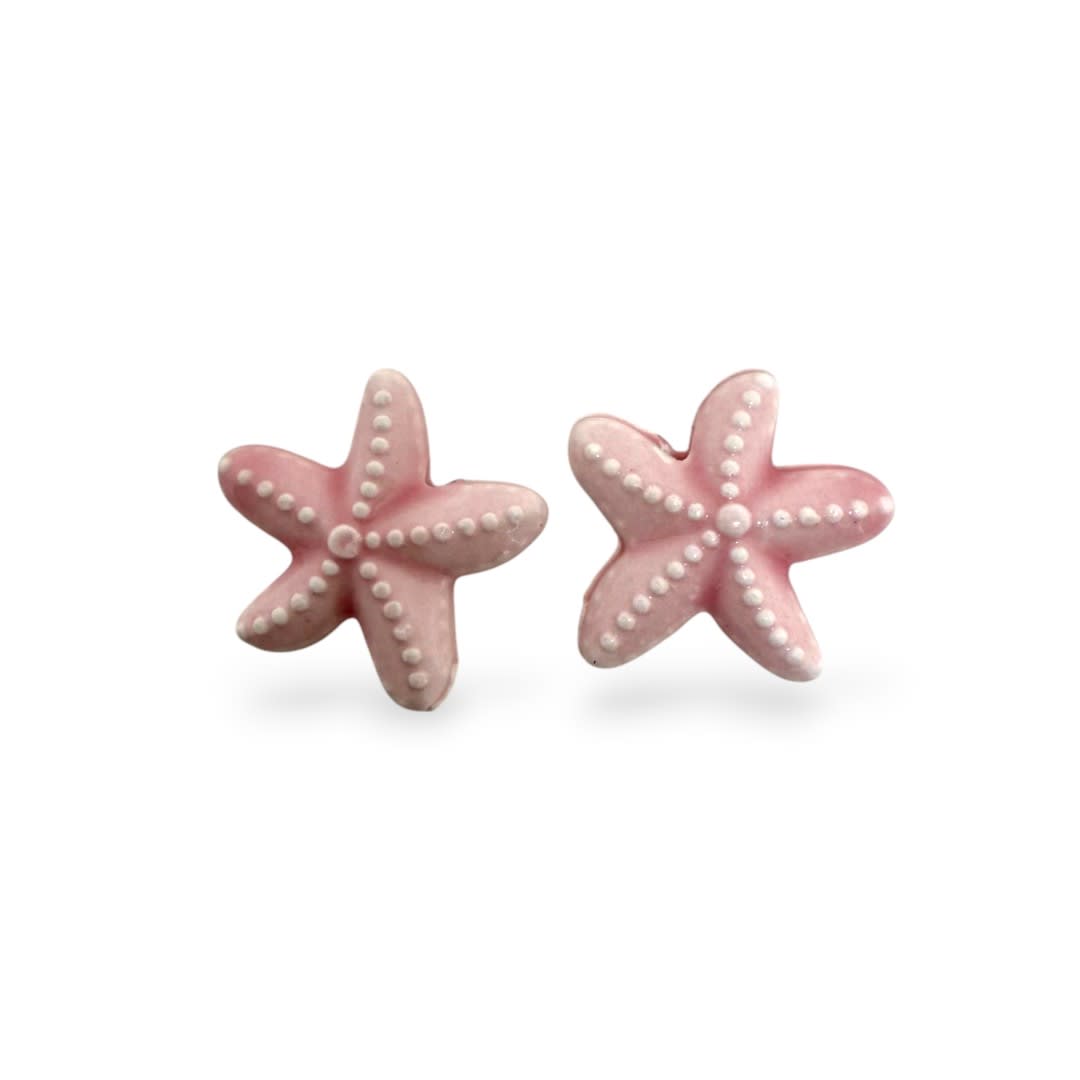 Pasador estrella de mar 19 mm porcelana / unidad4