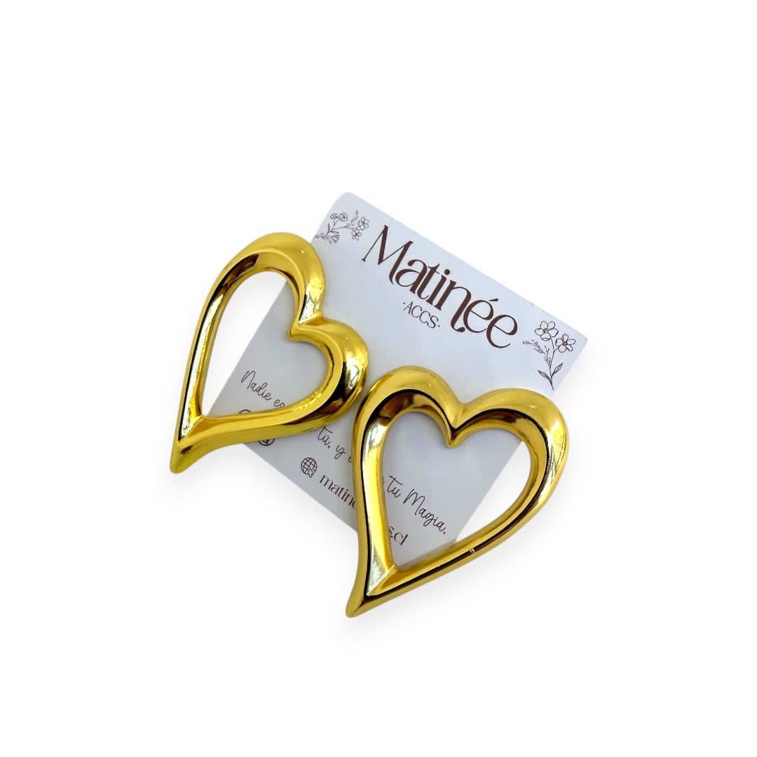 Aros topo maxi colgantes elegantes baño de oro / par10