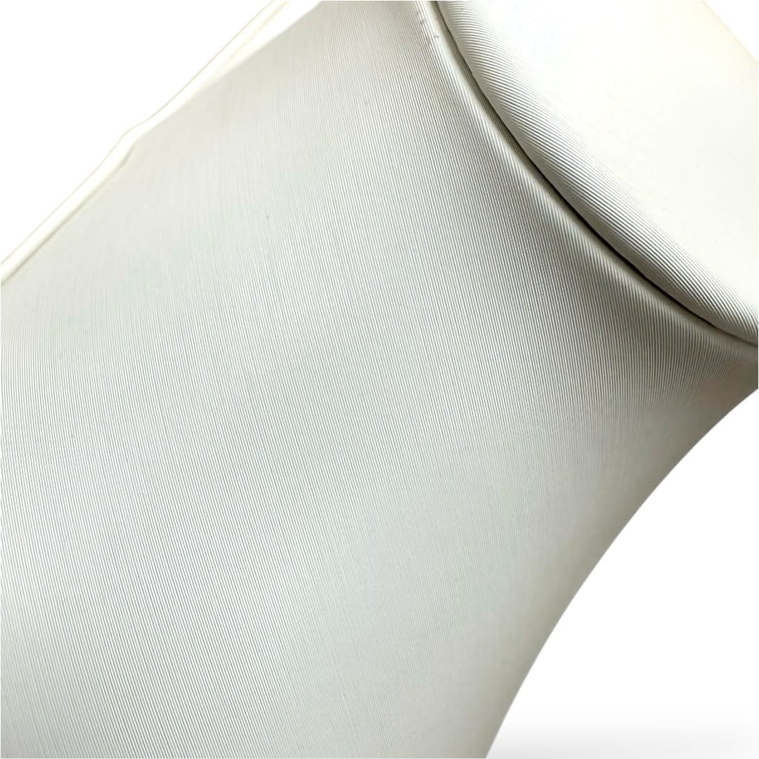 Exhibidor mostrario busto chico 20 cm eco cuero blanco / unidad3