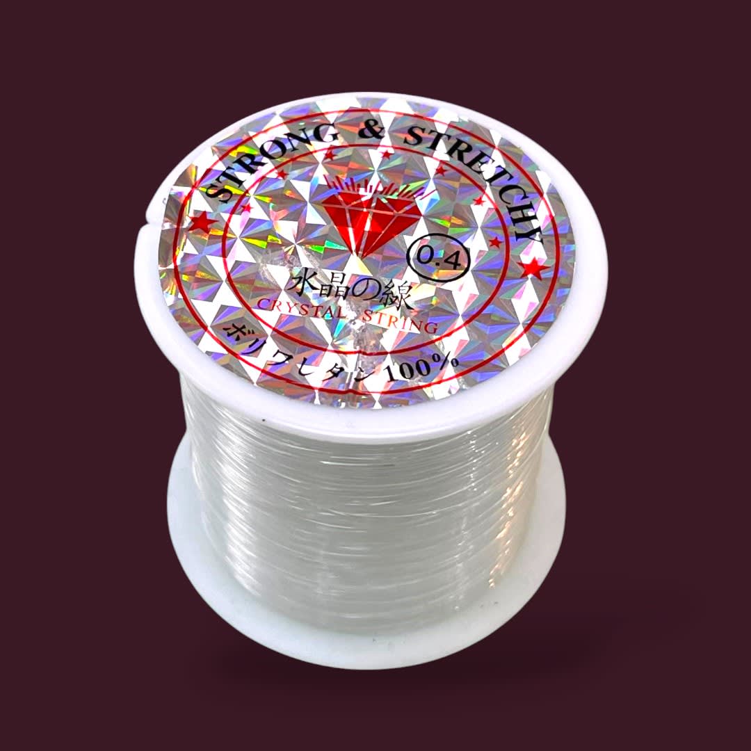 Hilo nylon rígido de pescar transparente / rollo7