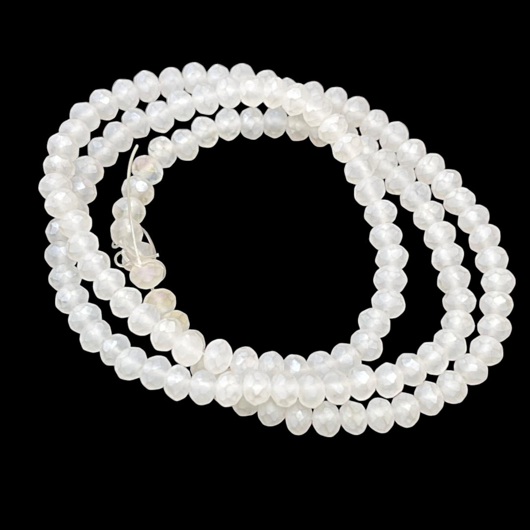 Sarta cristales 3 mm murano facetado Unicolor / tira12